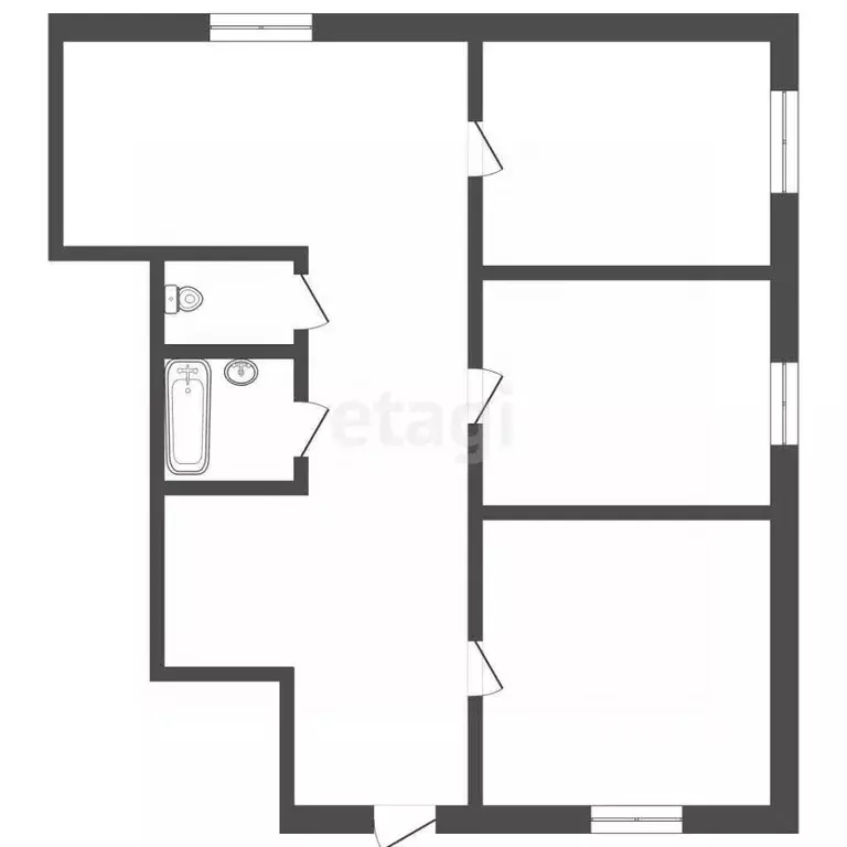 Дом в Томская область, Томск пос. Светлый, Реженка мкр, ул. Дальняя ... - Фото 2