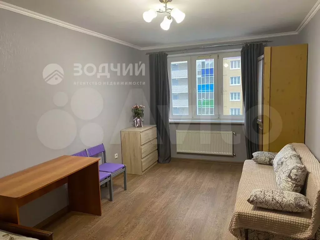 1-к. квартира, 40 м, 9/9 эт. - Фото 1