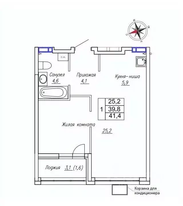 1-к кв. Приморский край, Надеждинский район, пос. Новый ул. Ленина, ... - Фото 1
