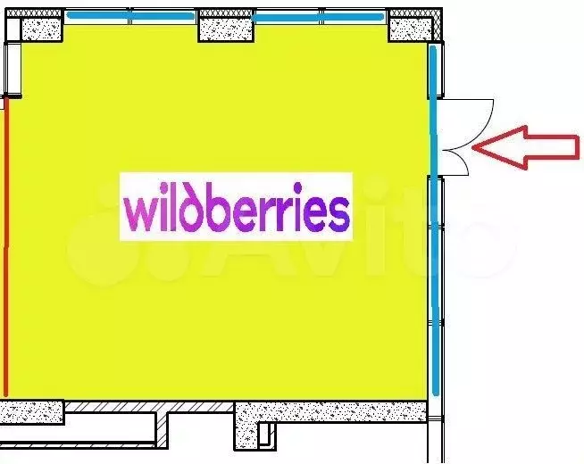 Габ Wildberries в ЖК бизнес-класса,угловое помещен - Фото 0