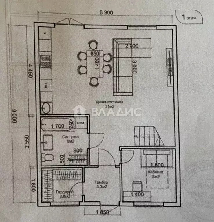 Дом в Пензенская область, с. Бессоновка ул. Кленовая, 87 (124 м) - Фото 2