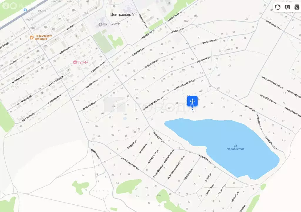 Участок в посёлок Центральный, Приозёрная улица, 44 (10 м) - Фото 2