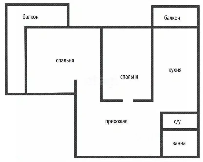 2-к кв. Краснодарский край, Краснодар Школьный мкр, ул. Школьная, 13/9 ... - Фото 0