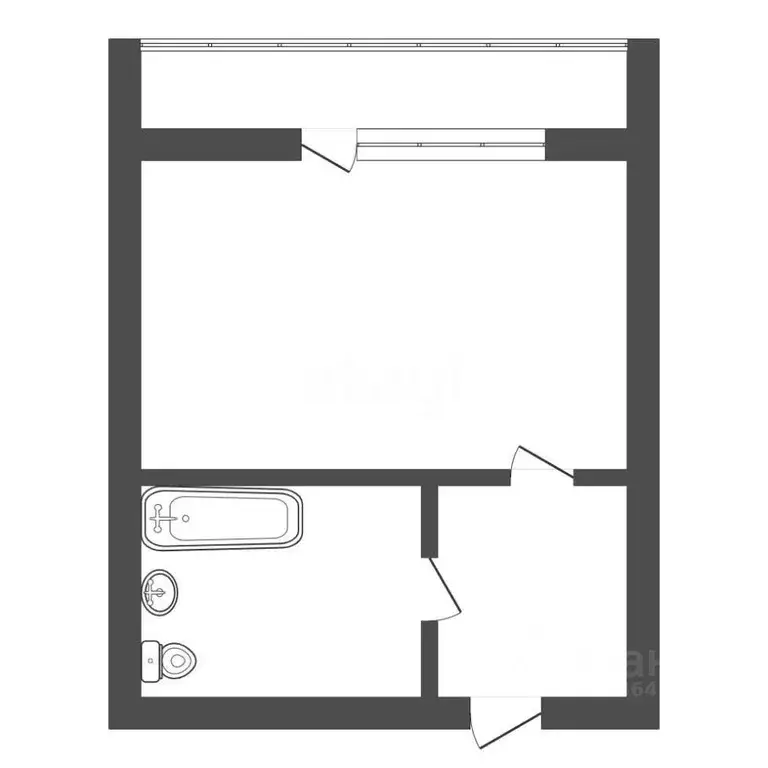 Студия Амурская область, Благовещенск ул. Островского, 218 (24.0 м) - Фото 2