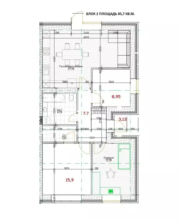 Продаётся 3-к квартира, 85.7 м - Фото 0