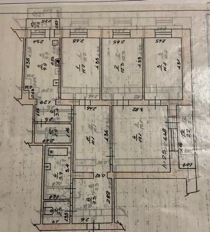 4-к кв. Калужская область, Кондрово Дзержинский район, ул. Ленина, 21 ... - Фото 2