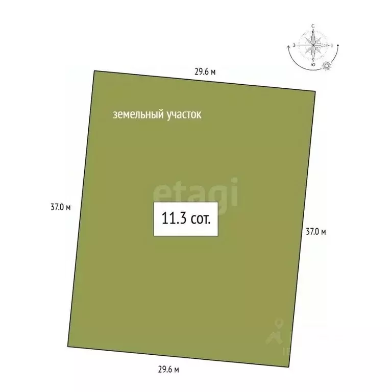 Участок в Алтай, с. Кош-Агач ул. Имени Каменова Сейткана, 38 (11.34 ... - Фото 1