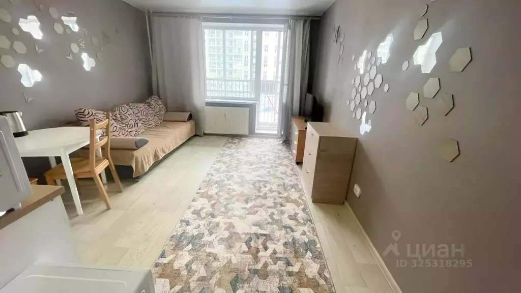 Студия Ленинградская область, Мурино Всеволожский район, ул. ... - Фото 2