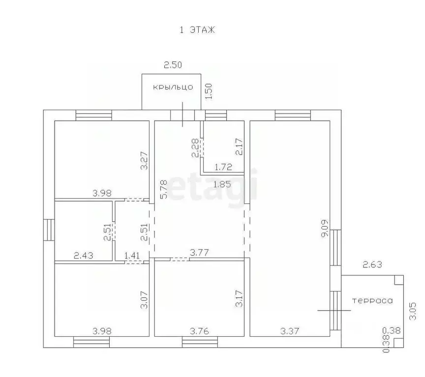 Дом в Смоленская область, Смоленский муниципальный округ, д. Быльники ... - Фото 1