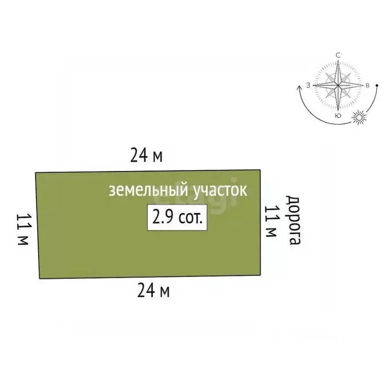 Участок в Крым, Симферополь ул. 26-я Коллективных Садов (3.0 сот.) - Фото 2