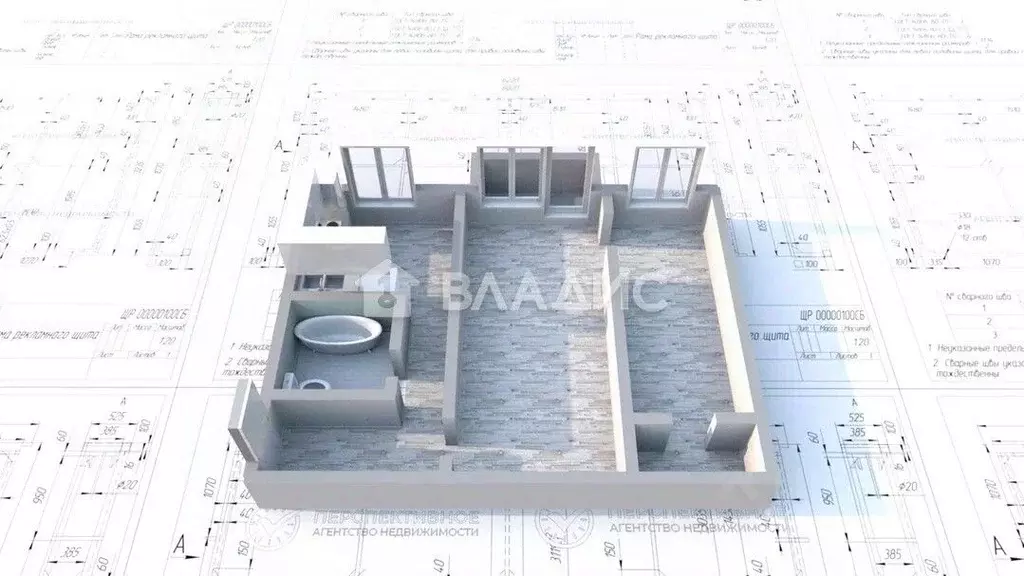 2-к кв. Иркутская область, Ангарск 6-й мкр, 13 (45.9 м) - Фото 1