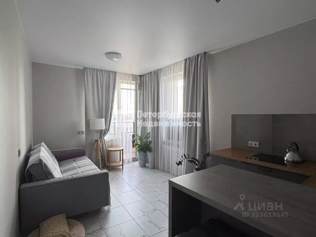 Студия Санкт-Петербург Комендантский просп., 60к1 (26.2 м) - Фото 1