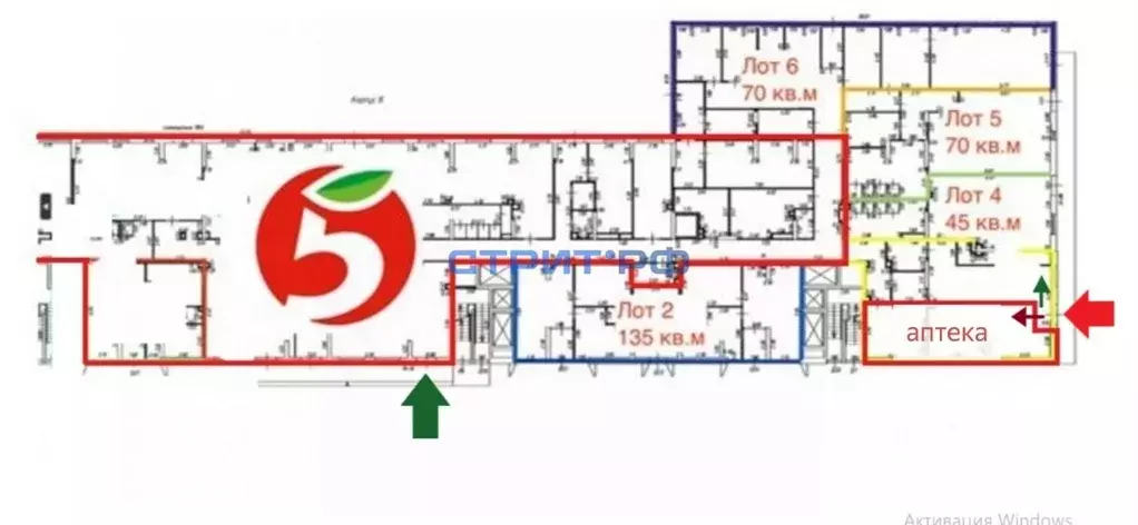 Торговая площадь в Москва Дмитровское ш., 73Б (135 м) - Фото 2