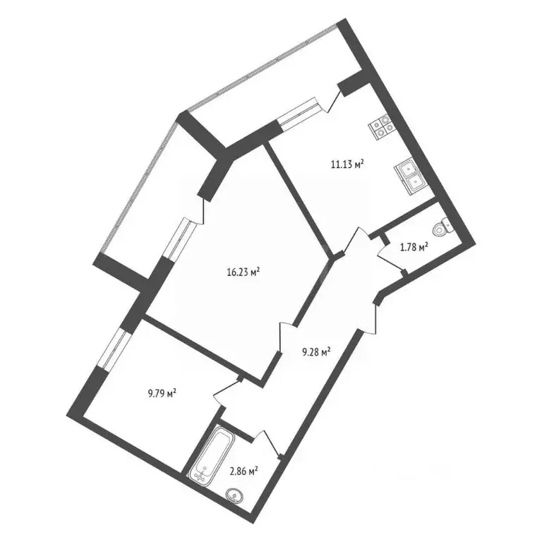 2-к кв. Марий Эл, Йошкар-Ола Красноармейская ул., 115 (55.2 м) - Фото 2