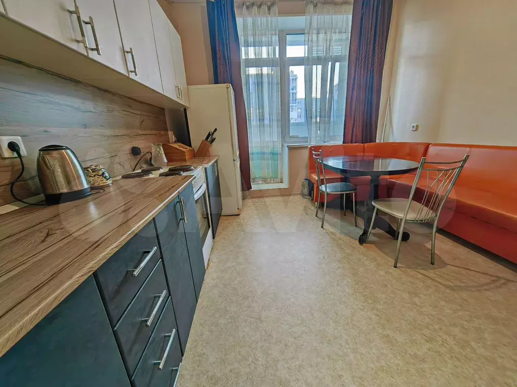 1-к. квартира, 36 м, 1/4 эт. - Фото 1