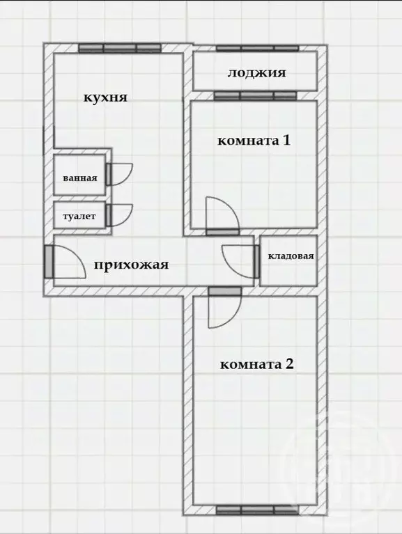 2-к кв. Ленинградская область, Приозерский район, Ромашкинское с/пос, ... - Фото 2