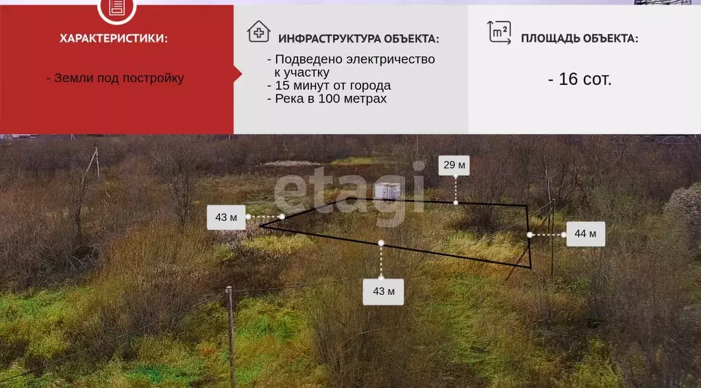 Участок, 16 сот., поселения (ижс) - Фото 1