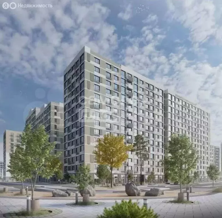 1-комнатная квартира: Тюмень, улица Андрея Приказнова, 1 (39.4 м) - Фото 1