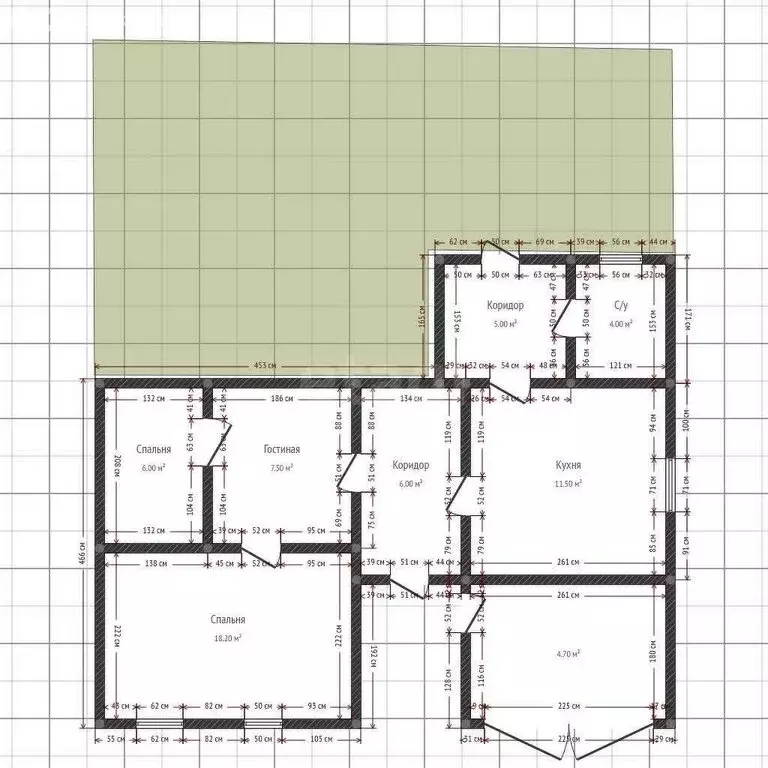 Дом в Тульский, улица Гагарина (58.3 м) - Фото 1