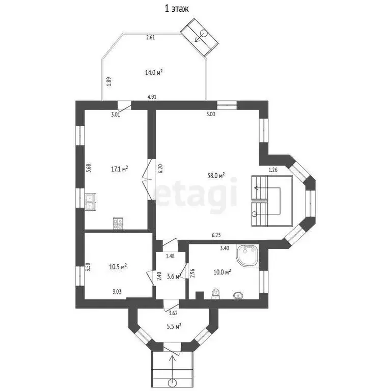 Дом в Московский, улица Энтузиастов (180 м) - Фото 1