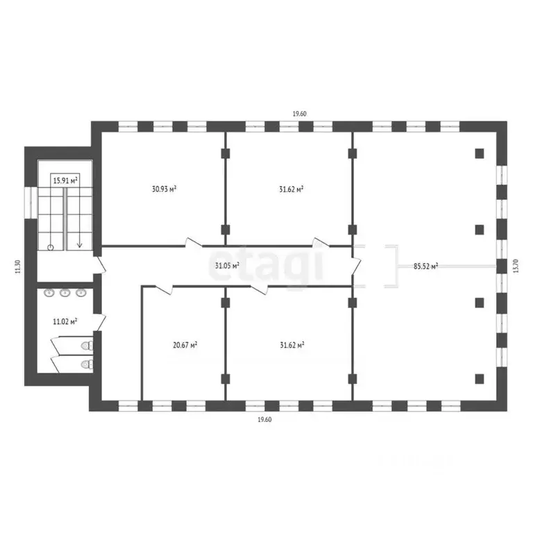 Офис в Пермский край, Пермь ул. Нефтяников, 211 (770 м) - Фото 2