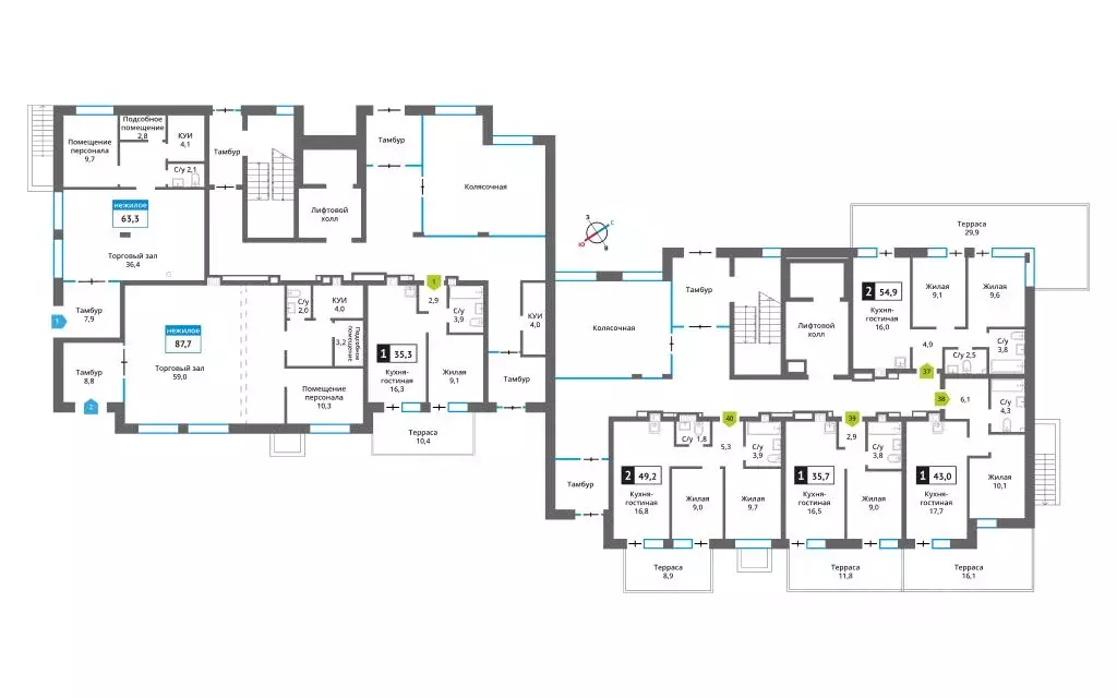 Помещение свободного назначения в Московская область, Красногорск ... - Фото 2