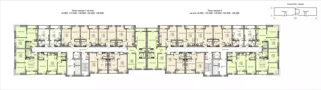 2-комнатная квартира: Волгоград, Кировский район (57.4 м) - Фото 1