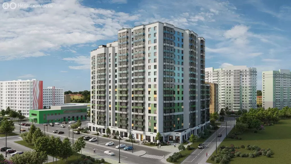 1-комнатная квартира: Бугры, жилой комплекс Лето (37.11 м) - Фото 0
