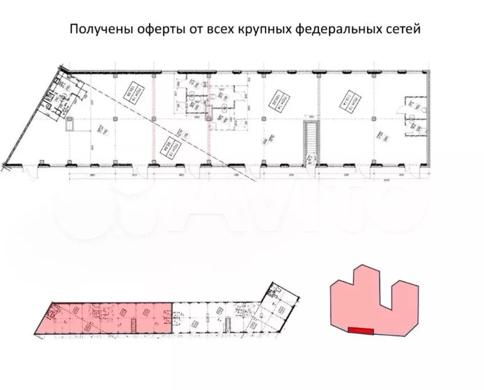 Помещение с Пятёрочкой, первая линия 402 м2 - Фото 0