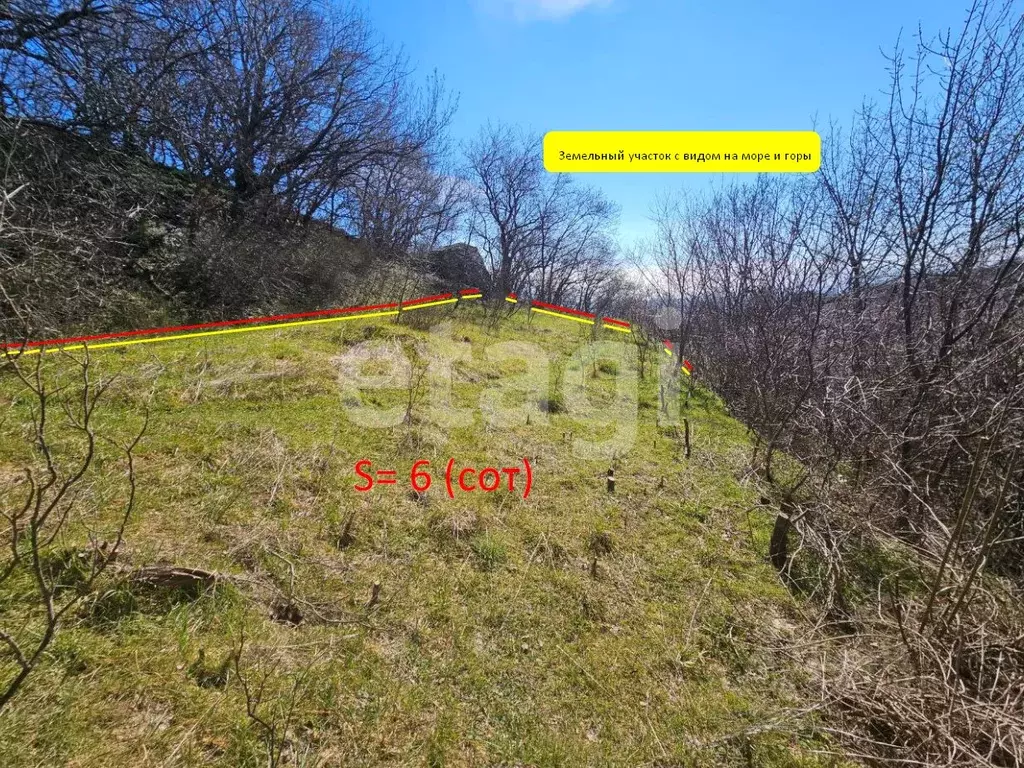 Участок в Крым, Ялта муниципальный округ, Голубой Залив пгт ул. ... - Фото 1