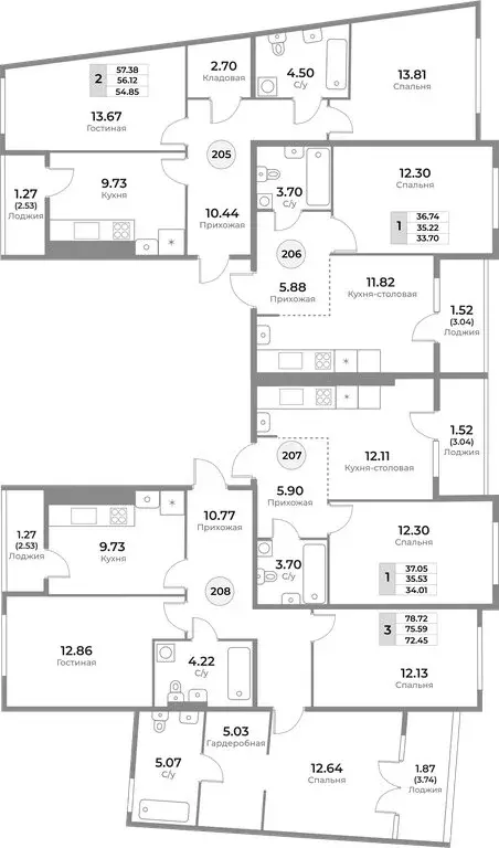 1-комнатная квартира: Калининград, Пригородная улица, 18 (35.22 м) - Фото 1