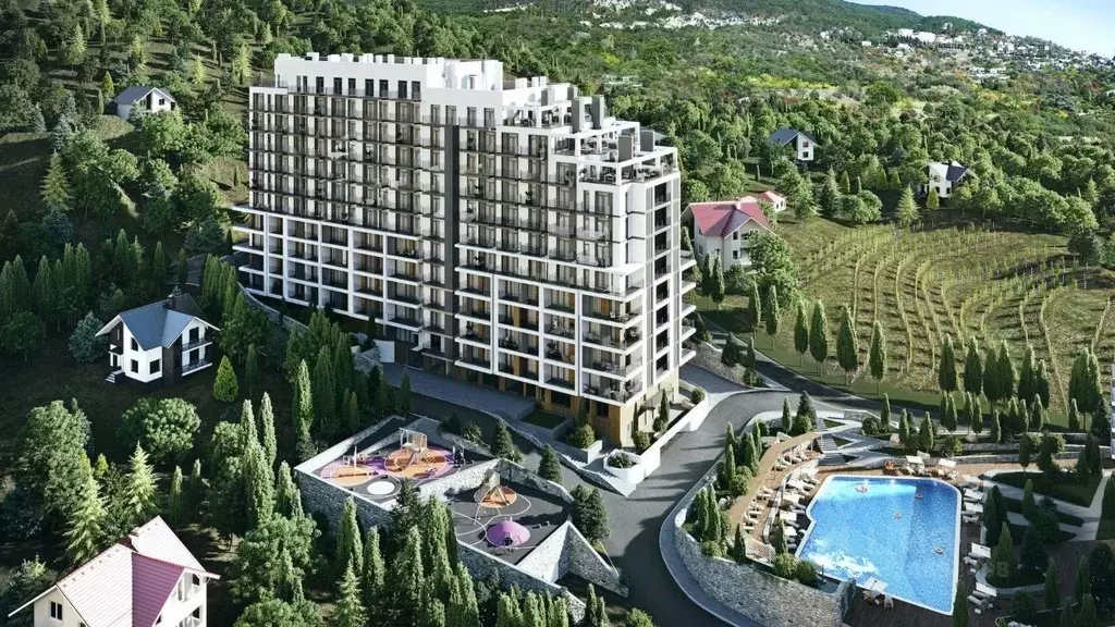 2-к кв. Крым, Алушта ул. Сергеева-Ценского, 4В (50.0 м) - Фото 2