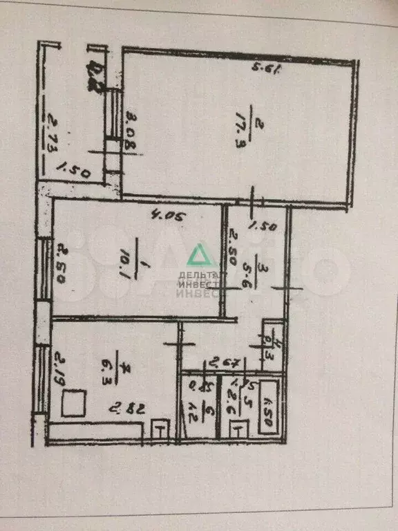 2-к. квартира, 45,5 м, 2/10 эт. - Фото 0