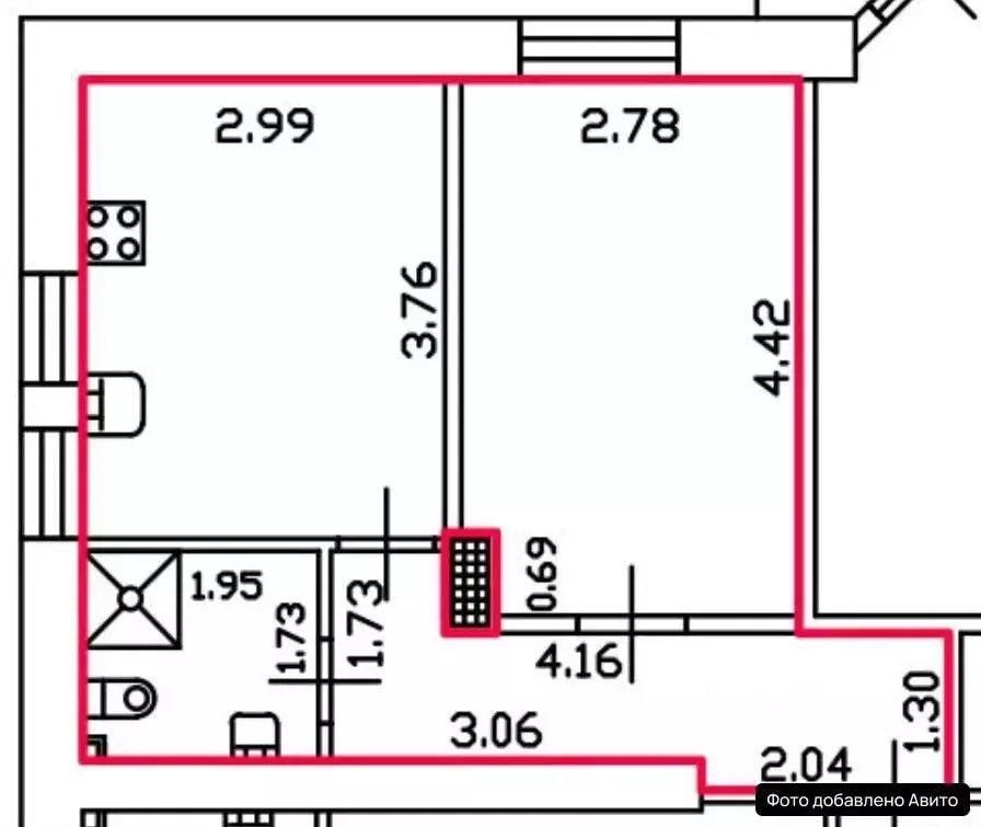 1-к кв. Ленинградская область, Тосно г. Тосненский район, Тосненское ... - Фото 2