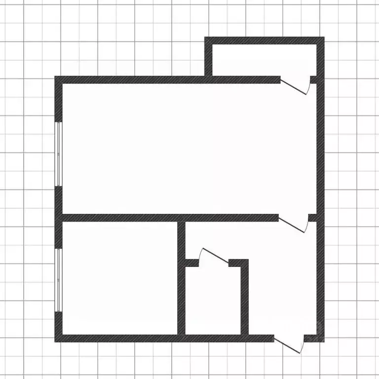 1-к кв. Курская область, Курск Народная ул., 7 (31.0 м) - Фото 1
