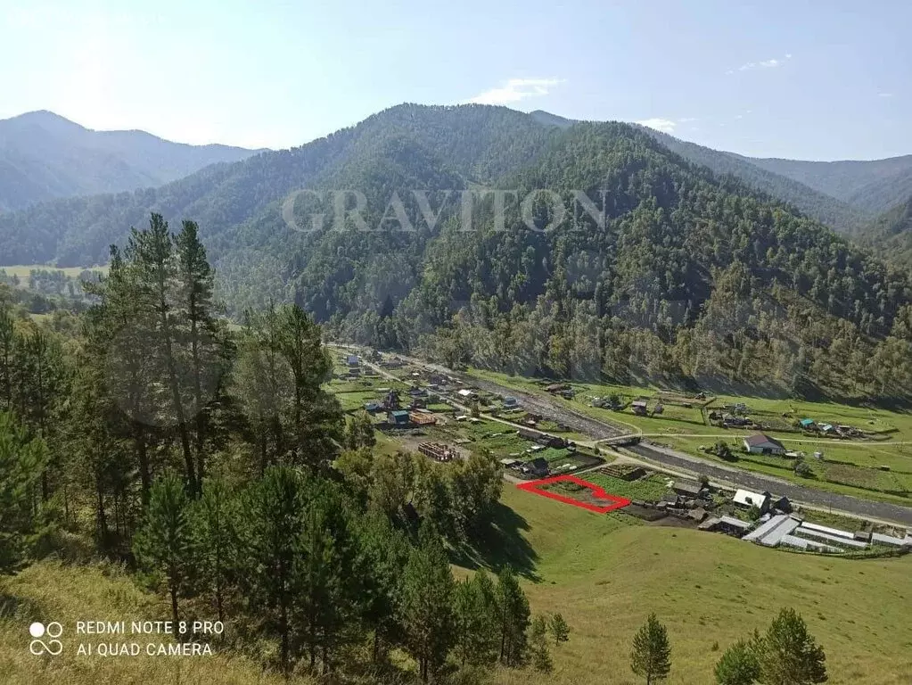 Участок в Чемальский район, село Уожан, Центральная улица, 9А (14 м) - Фото 1