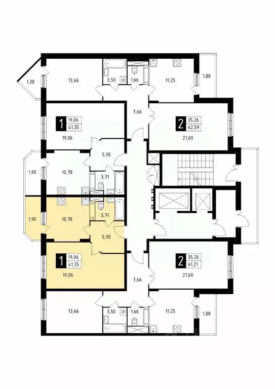 1-к кв. Московская область, Подольск Климовск мкр, ул. Школьная, 41 ... - Фото 1