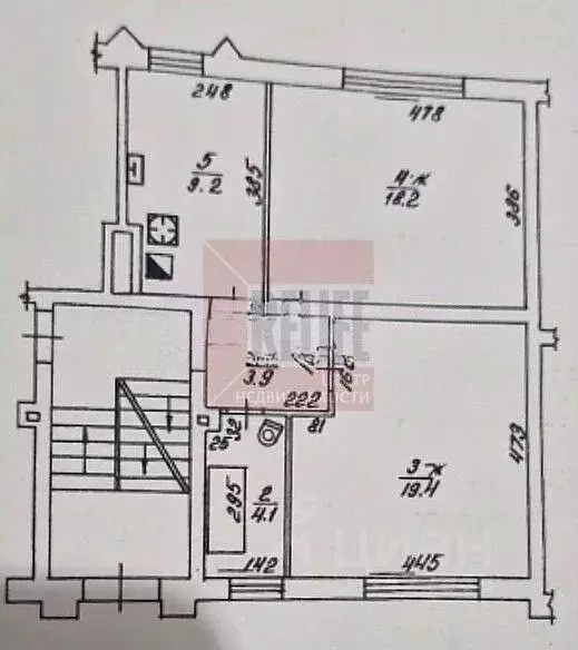 2-к кв. Калининградская область, Калининград ул. Молочинского, 9 (55.0 ... - Фото 2