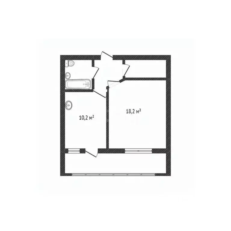 1-к кв. Новосибирская область, Новосибирский район, Краснообск рп, 2-й ... - Фото 2