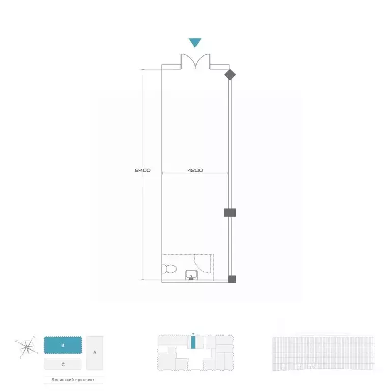 Торговая площадь в Москва Ленинский просп., 38 (51 м) - Фото 2