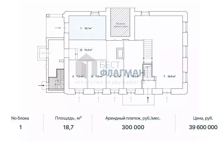 Помещение свободного назначения в Москва Бауманская ул., 33/2С3 (16 м) - Фото 2