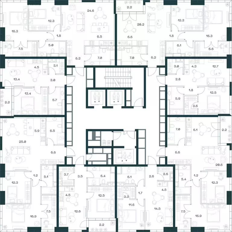 3-комнатная квартира: Москва, улица Орджоникидзе, 10 (87.1 м) - Фото 1