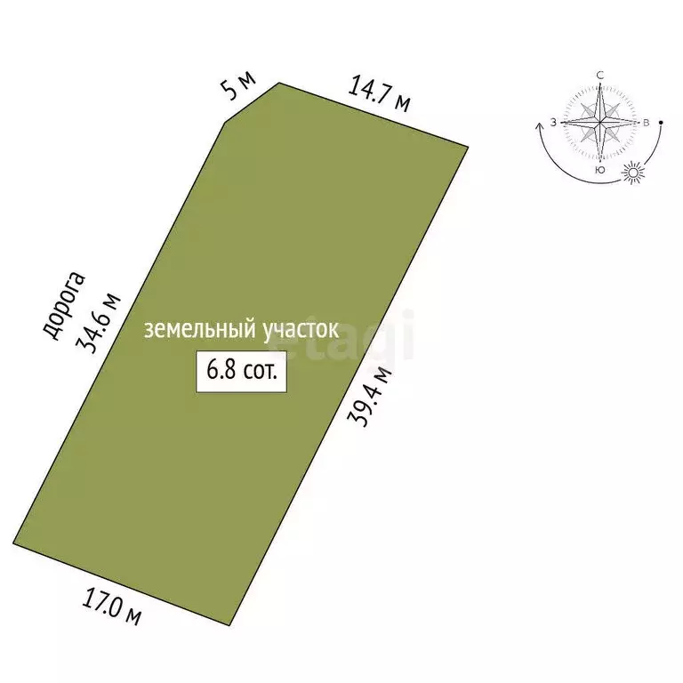 Участок в Якутск, СОТ Островок (6.8 м) - Фото 0
