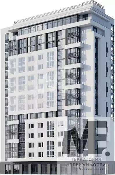 1-к. квартира, 46,1 м, 3/15 эт. - Фото 1