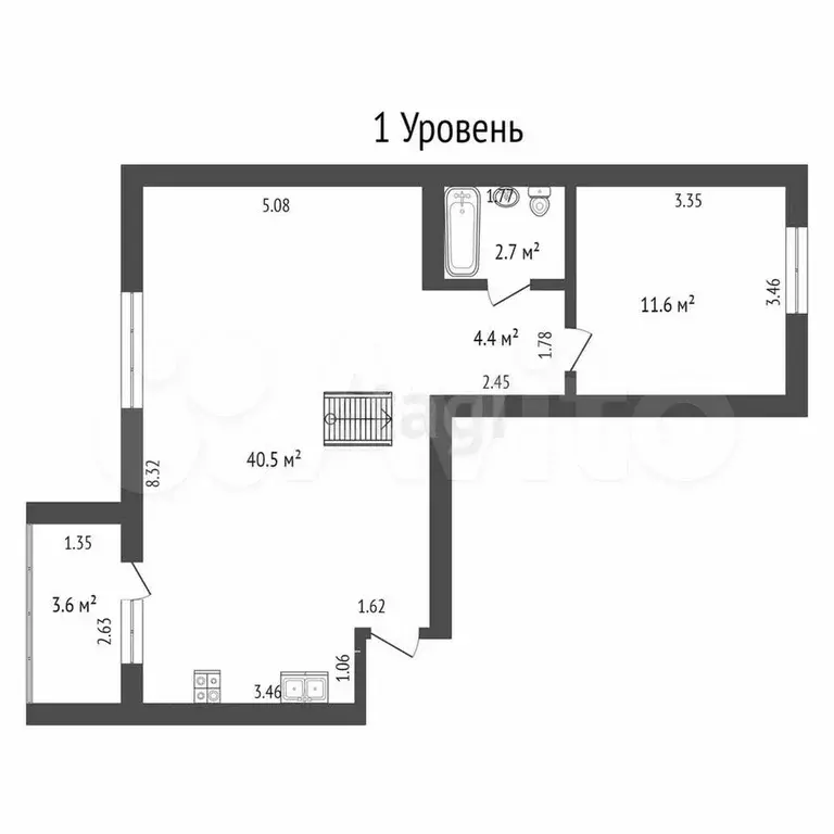 5-к. квартира, 125,2 м, 9/9 эт. - Фото 0