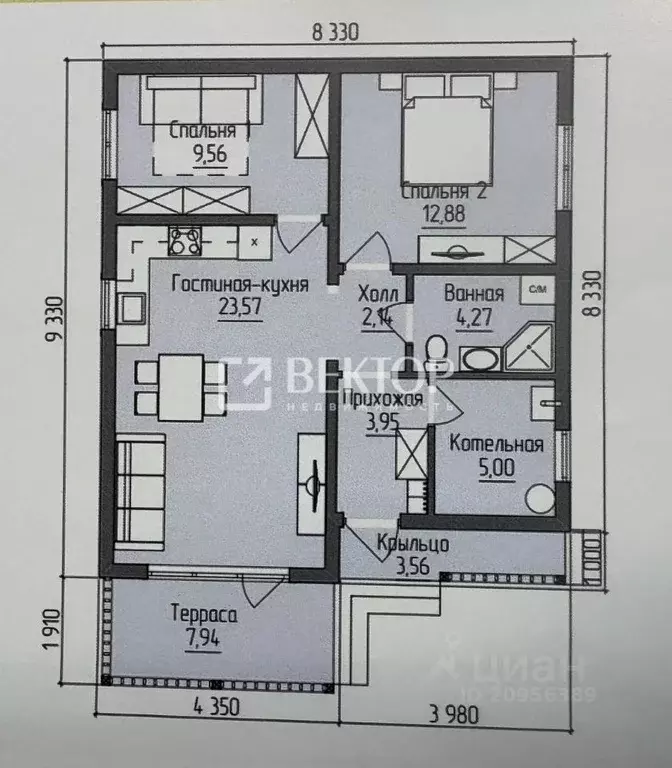 Дом в Ивановская область, Лежневский район, Шилыковское с/пос, д. ... - Фото 2