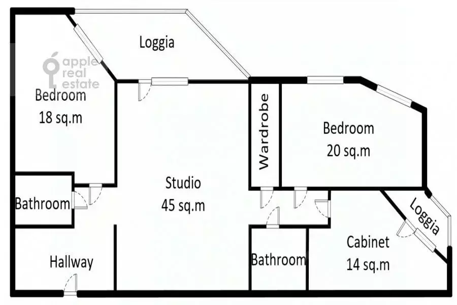 4-к кв. Москва Пестовский пер., 5 (113.0 м) - Фото 2