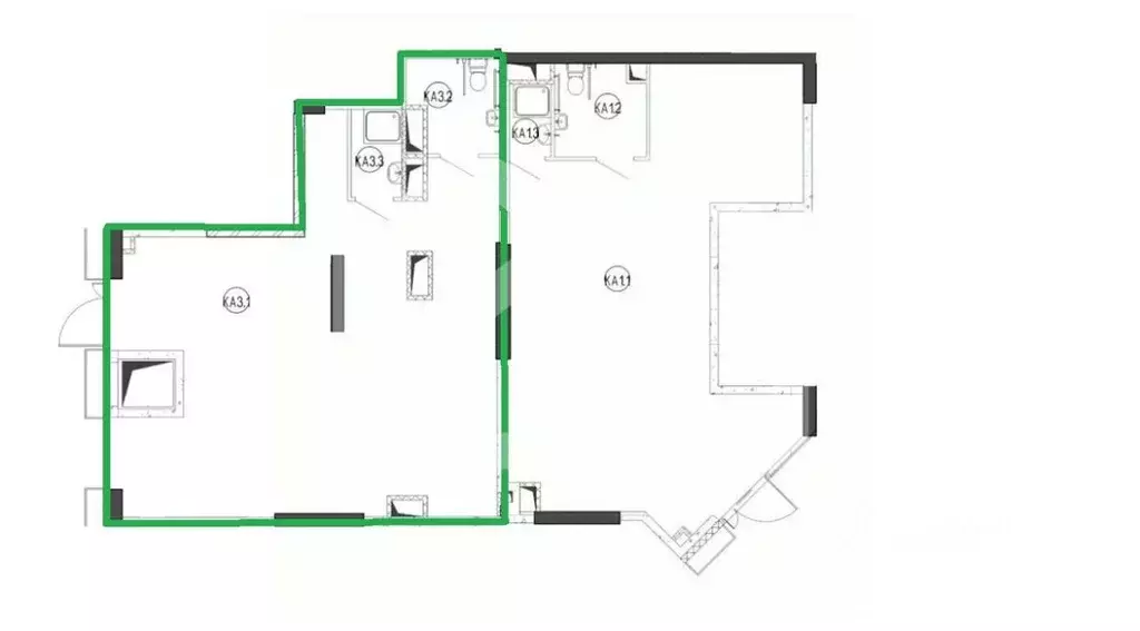 Помещение свободного назначения в Москва Летниковская ул., 6к2 (62 м) - Фото 2