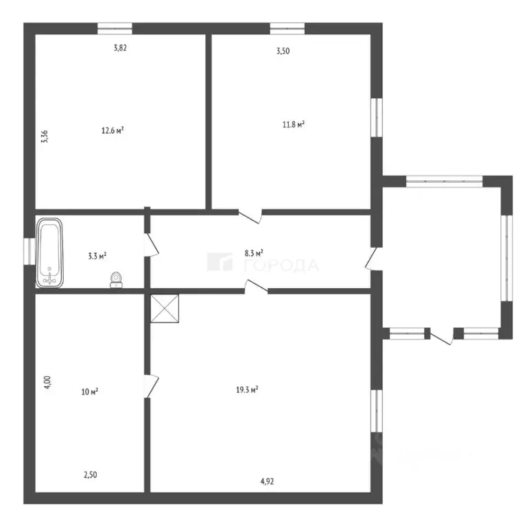 Дом в Кемеровская область, Прокопьевск Мраморная ул., 14 (65 м) - Фото 2