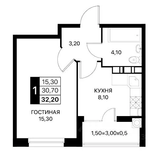 1-к кв. Ростовская область, Ростов-на-Дону Смартполет жилой комплекс ... - Фото 0